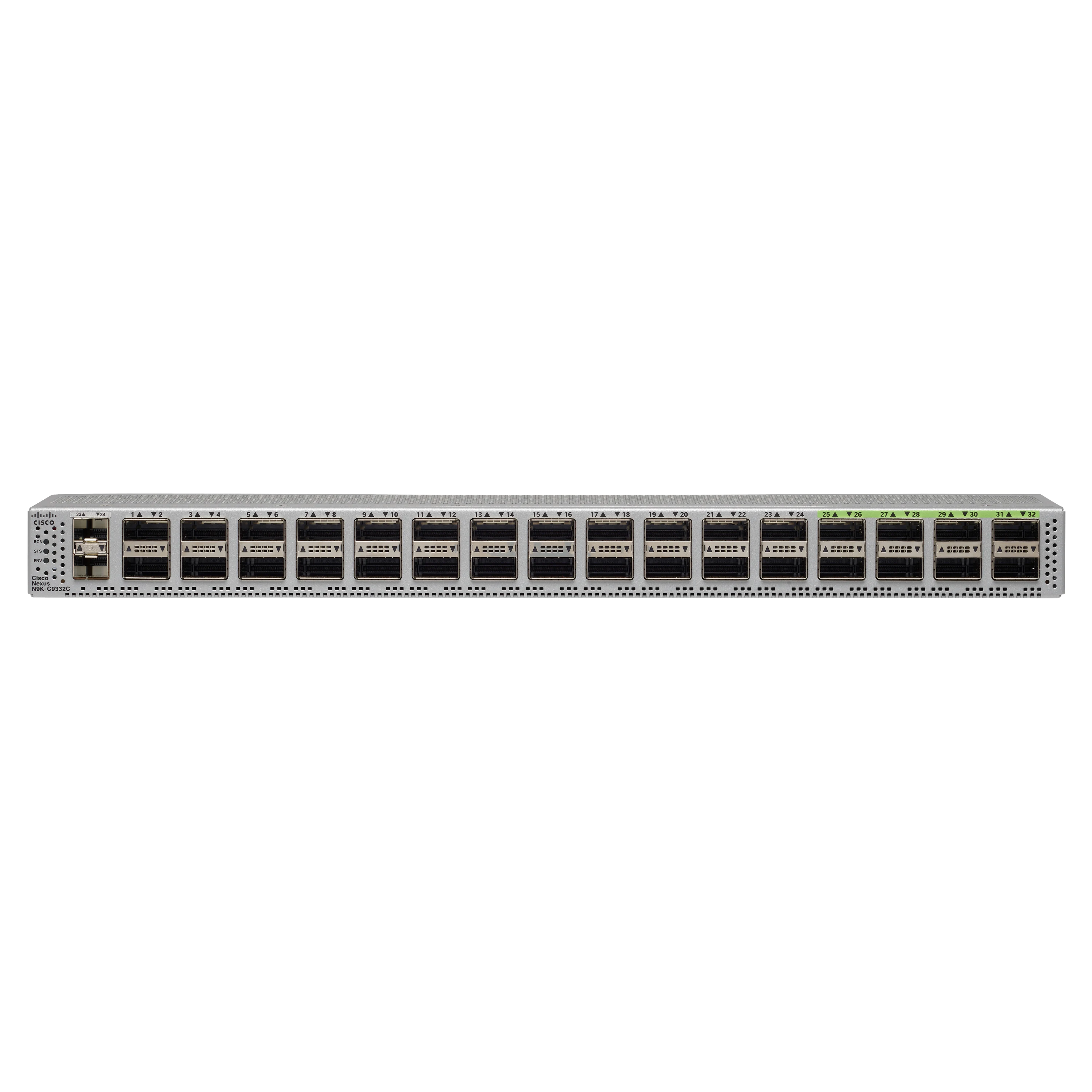 Cisco Nexus 9300 Fixed Data Center Switches representative visual - N9K-C9332C