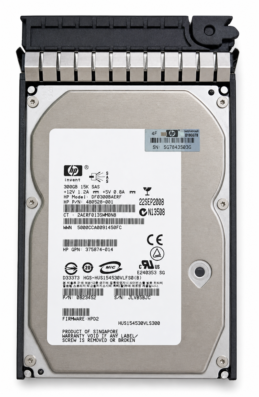 HPE DF300BABUF 300GB SAS 3.5-inch Enterprise HDD