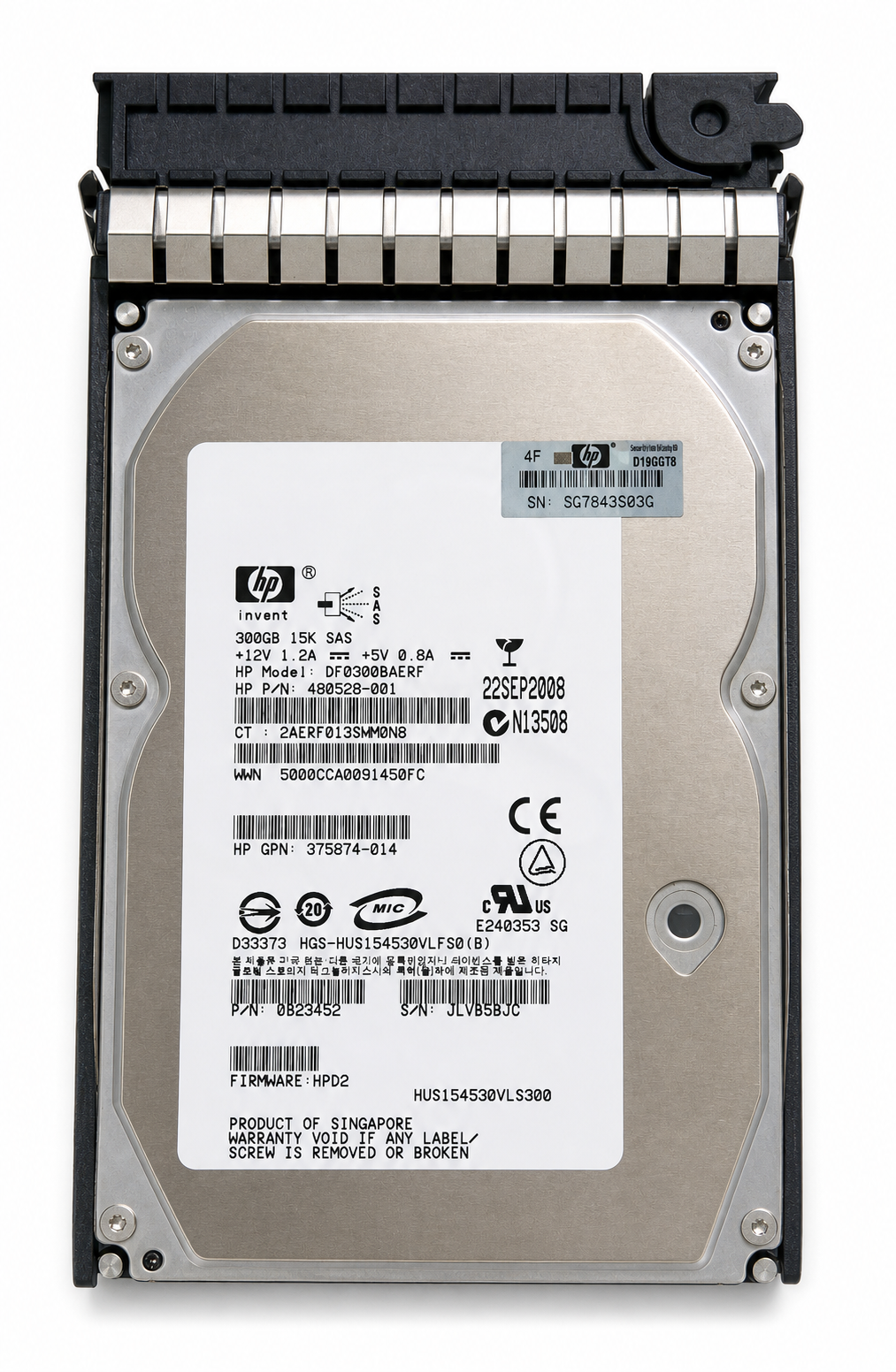 HPE DF300BB6C3 300GB SAS 3.5-inch Enterprise HDD