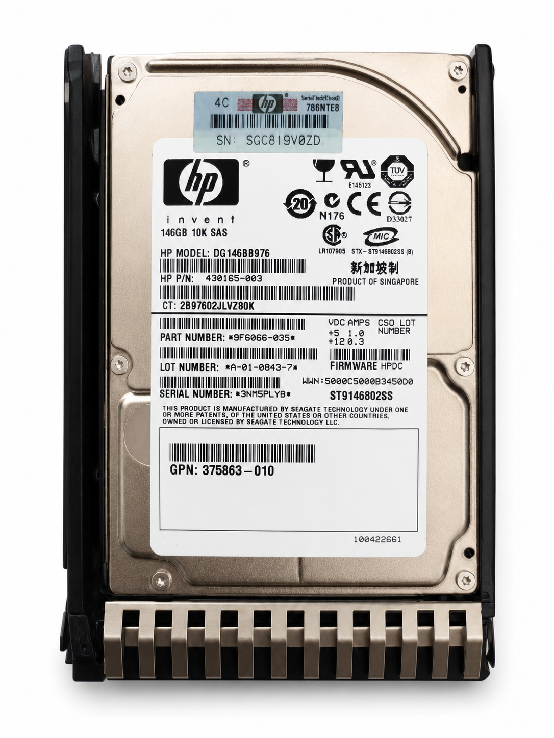 HPE DG0146BALVN 146GB SAS 2.5-inch Enterprise HDD