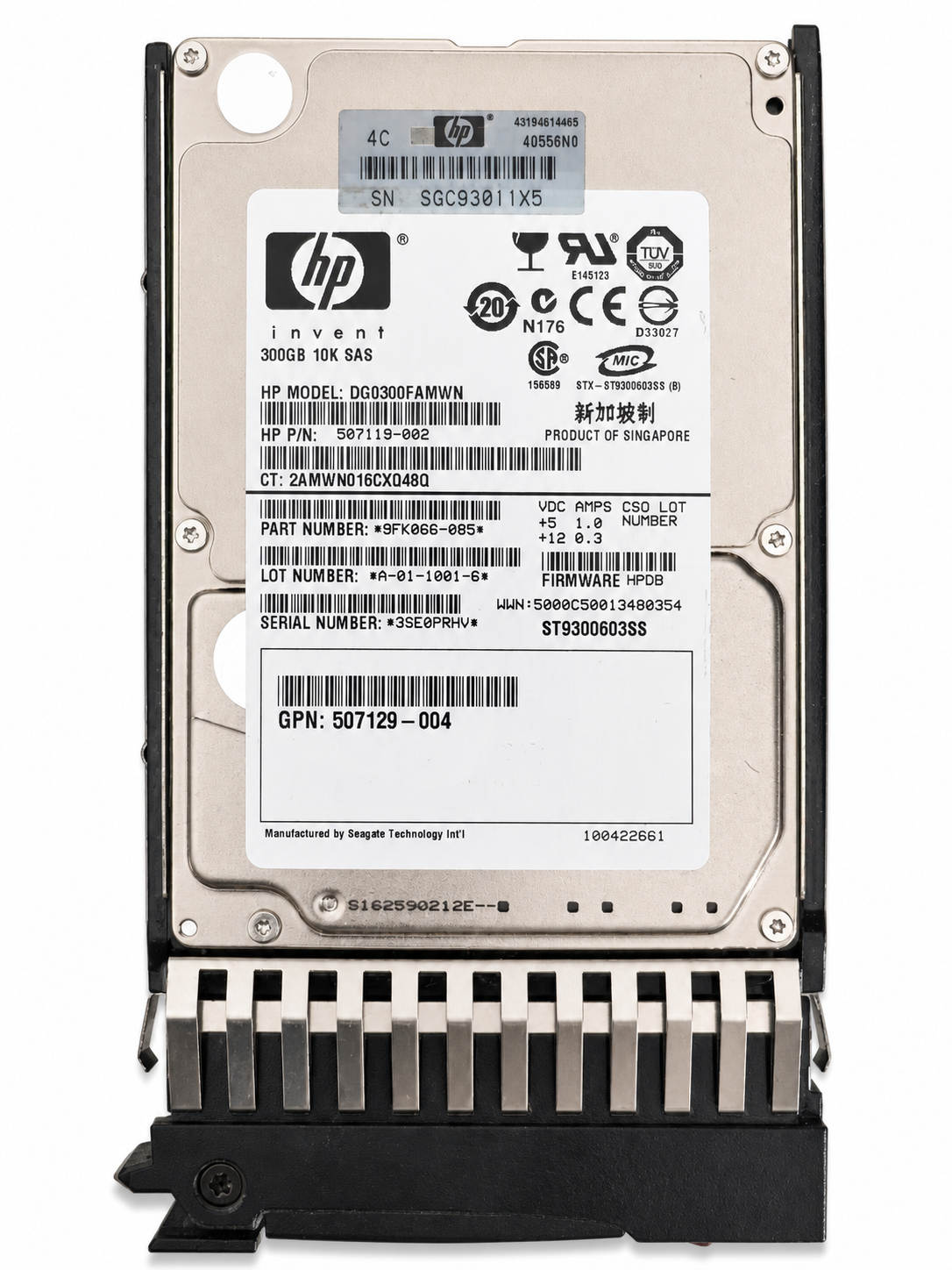HPE DG0300BAHZQ 300GB SAS 2.5-inch Enterprise HDD