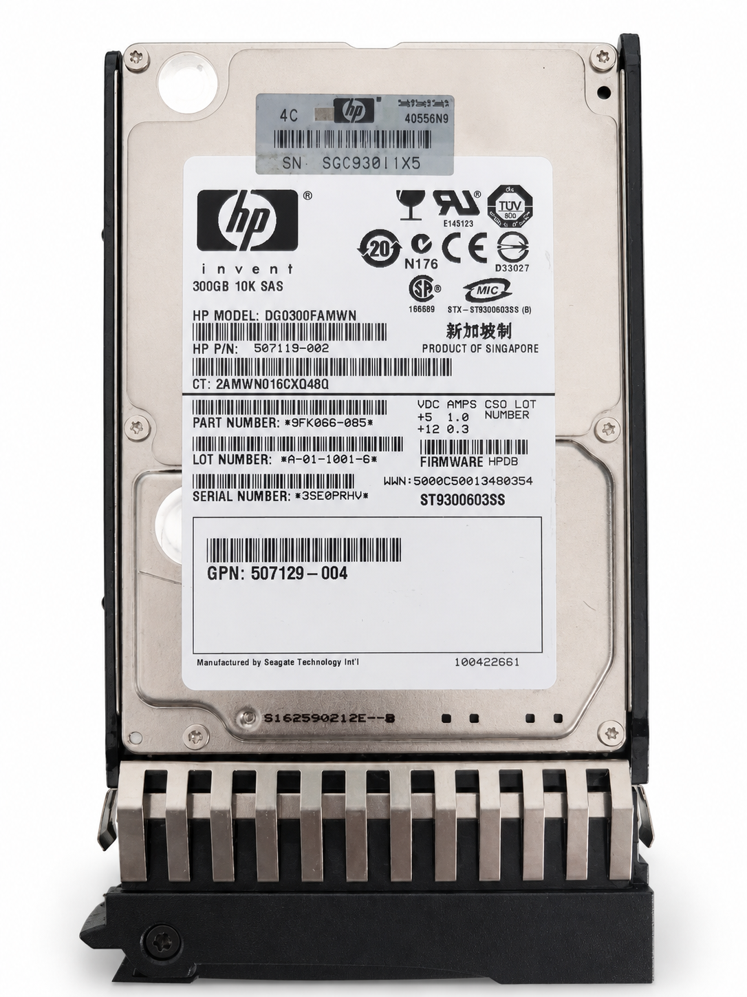 HPE DG0300BALVP 300GB SAS 2.5-inch Enterprise HDD
