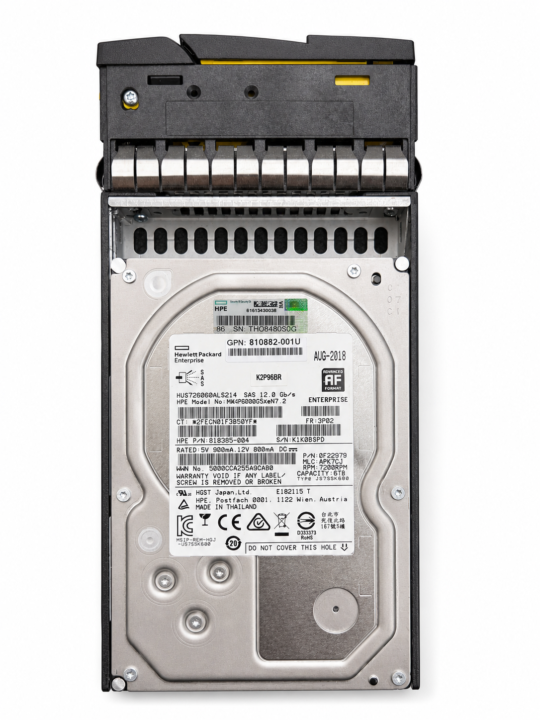 HPE HAKP6000S5XEN7.2 6TB SAS 3.5-inch Enterprise HDD