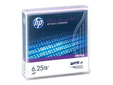 HPE C7976A LTO-6 Ultrium RW Data Cartridge